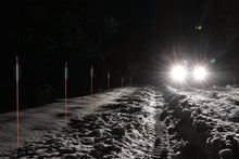 Load image into Gallery viewer, 48" x 5/16" -Solid, Reflective Fiberglass Stakes - ORANGE