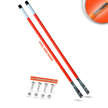 Load image into Gallery viewer, 30&quot; or 36&quot; Reflective Snow Plow Guides - Unbreakable - Steel Wire Inside
