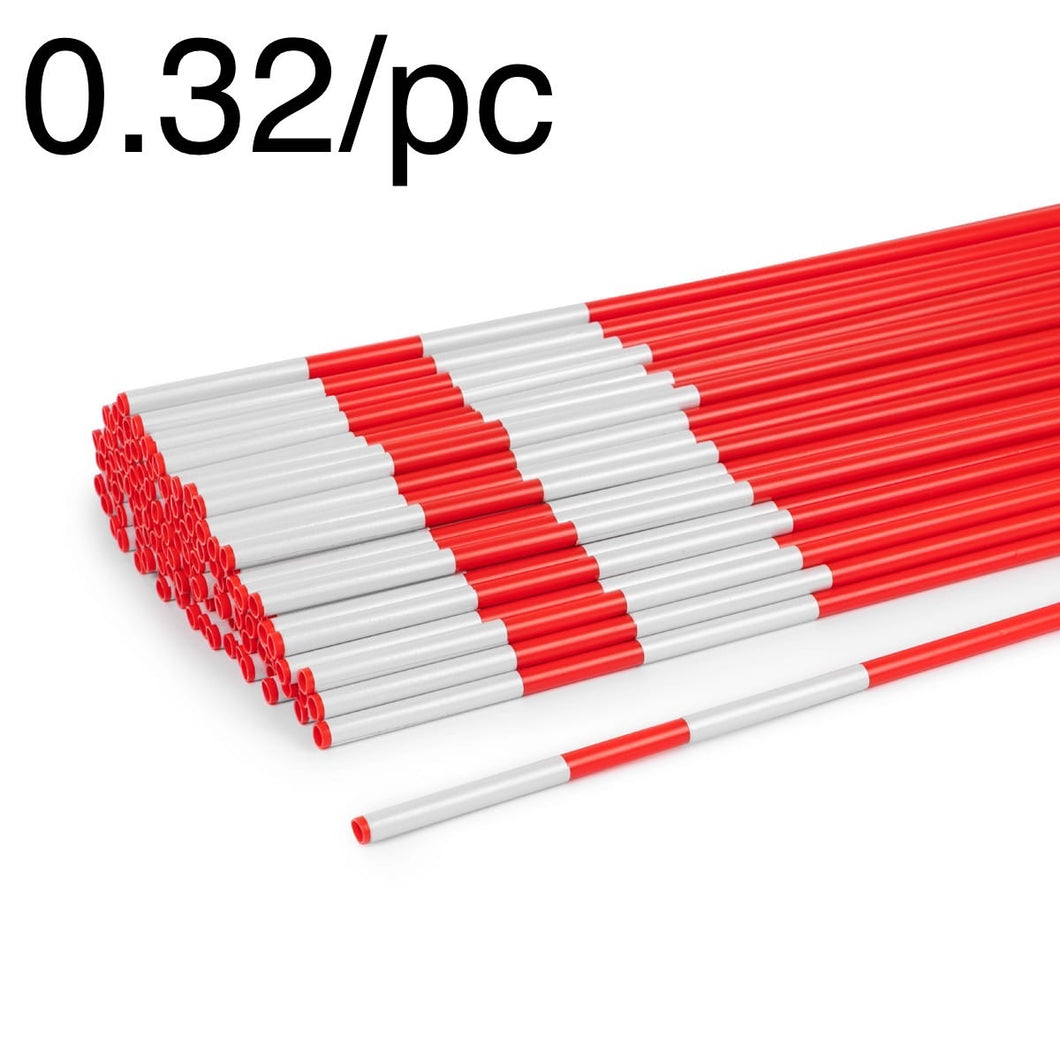 36” Dual Tape RED - (3/8” Diameter) *0.32 / pc*