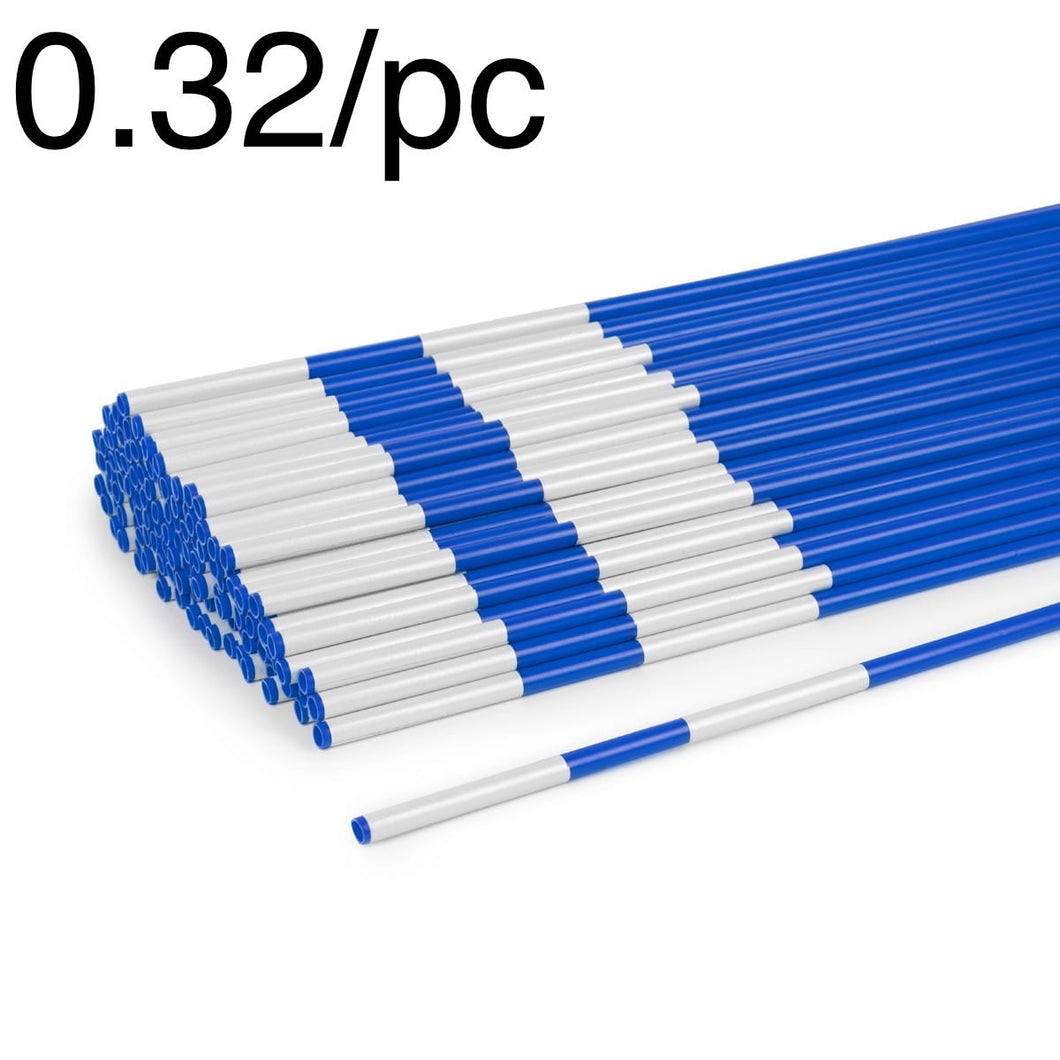 36” Length-  Dual Tape BLUE- (3/8” Diameter) *0.32 / pc*